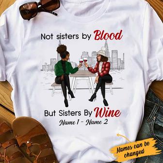 Personalized BWA Wine Friends T Shirt - Thegiftio UK