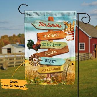 Personalized Family Farm Garden Flag for Homeowners - Thegiftio UK