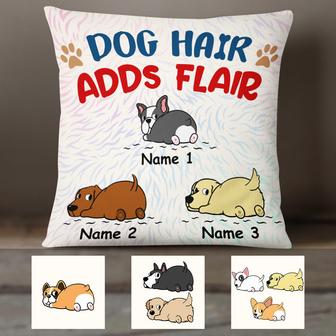 Personalized Dog Hair Adds Flair Pillow - Thegiftio UK