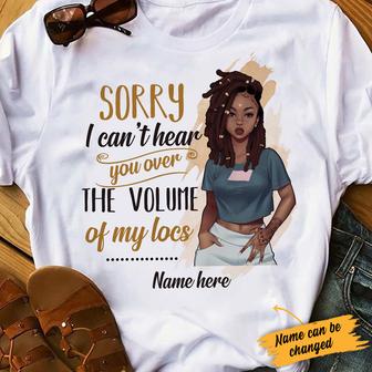 Personalized BWA Locs Can't Hear You T Shirt - Thegiftio UK