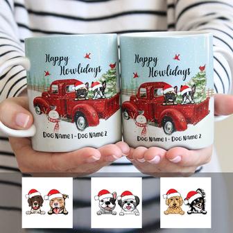 Personalized Dog Christmas Mug - Thegiftio UK