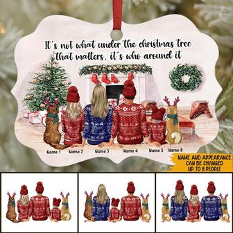Family Christmas Personalized Ornament - Gift for Dog Lovers - Thegiftio UK