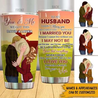 Farmer Couple Personalized Tumbler - Valentine's Day Gift - Thegiftio UK