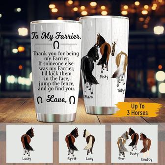 Farrier Personalized Tumbler - Gift for Horse Lovers - Thegiftio UK