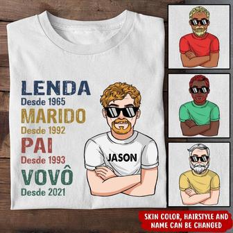 Father's Day Brazil Custom T-Shirt - Gift for Fathers - Thegiftio UK