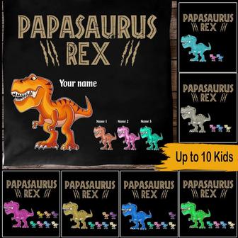 Papasaurus Rex Personalized T-Shirt - Father's Day Gift - Thegiftio UK