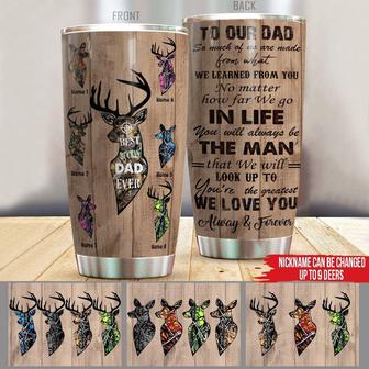 Best Buckin Dad Ever Custom Tumbler - Father's Day Gift - Thegiftio UK