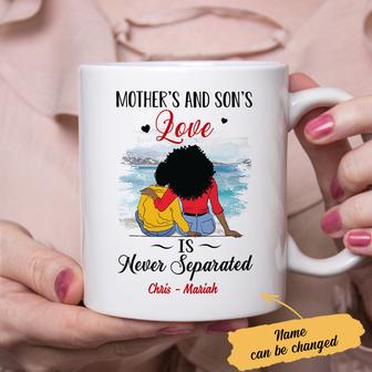 Personalized BWA Mom And Son Love Mug - Thegiftio UK
