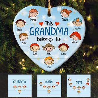 Personalized This Grandma Belongs Ornament - Thegiftio UK