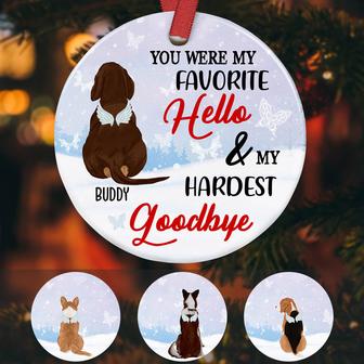 Personalized Dog Memorial Ornament - Thegiftio UK