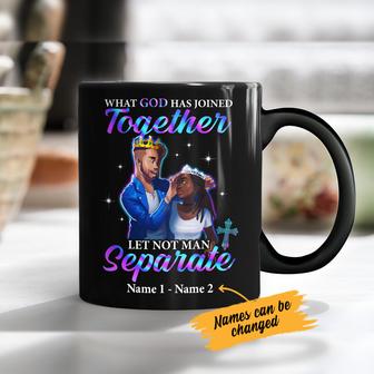 Personalized BWA Couple God Has Joined Together Mug - Thegiftio UK