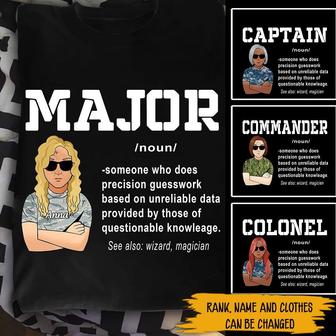 Female Soldier Custom Shirt - Gift for Military Lovers - Thegiftio UK