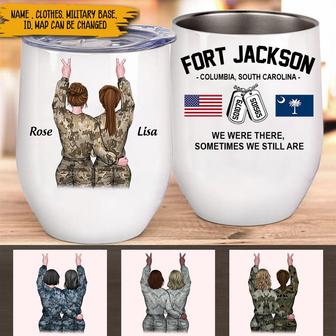 Female Soldier Personalized Tumbler - Battle Buddies Gift - Thegiftio UK