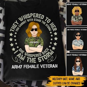 They Whispered To Her You Can Not Withstand The Storm Custom - Thegiftio UK