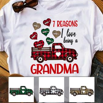 Personalized I Love Being A Grandma T Shirt - Thegiftio UK