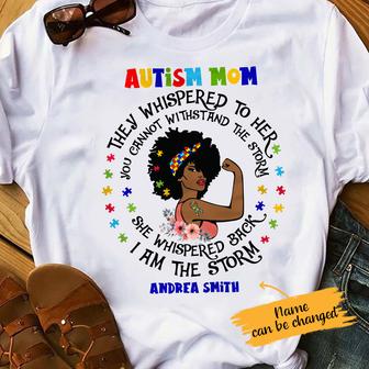 Personalized Autism Mom BWA I Am Storm T Shirt - Thegiftio UK