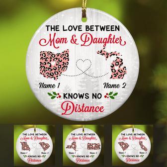 Personalized Love Between Long Distance Leopard Ornament - Thegiftio UK