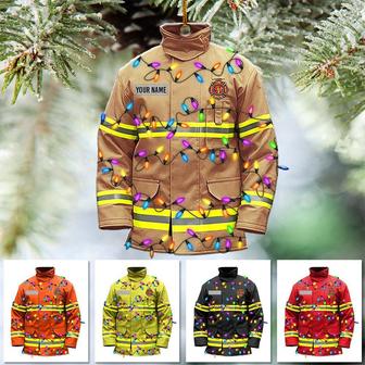 Firefighter Personalized Ornament - Christmas Gift - Thegiftio UK