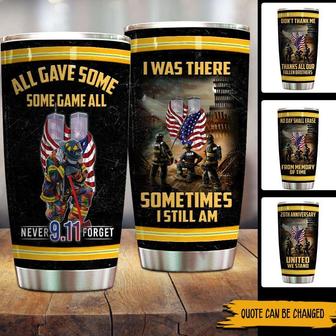 I Was There Sometimes I Still Am Custom Tumbler - Thegiftio UK