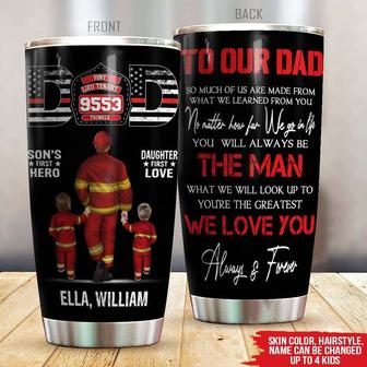 Firefighter Custom Tumbler - Gift for Daughter or Son - Thegiftio UK