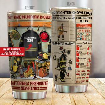 Being A Firefighter Custom Tumbler - Gift for Firefighter - Thegiftio UK