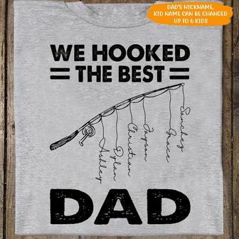 We're Hooked Personalized T Shirt - Father's Day Gift - Thegiftio UK
