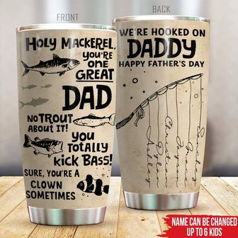 We're Hooked On Daddy Custom Tumbler - Father's Day Gift - Thegiftio UK