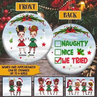 Funny Bestie Personalized Ornament - Christmas Gift - Thegiftio UK