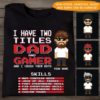 Gamer Custom T-Shirt for Dad and Gamer - Father's Day Gift - Thegiftio UK