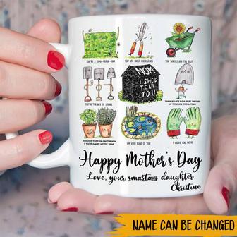 Gardening Custom Mug Personalized Gift for Mom - Thegiftio UK
