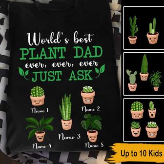 Gardening Father's Day Custom T Shirt - Gift for Plant Dad - Thegiftio UK