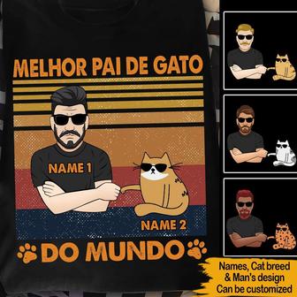 Gatos Custom Portuguese T Shirt - Gift for Cat Lovers - Thegiftio UK