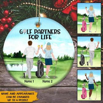 Golf Partners For Life Custom Ornament - Christmas Gift - Thegiftio UK