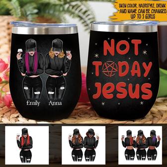 Gothic Bestie Matching Custom Wine Tumbler - Gift for Her - Thegiftio UK