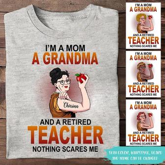 I'm A Mom Grandma Custom T-Shirt - Gift for Grandma - Thegiftio UK