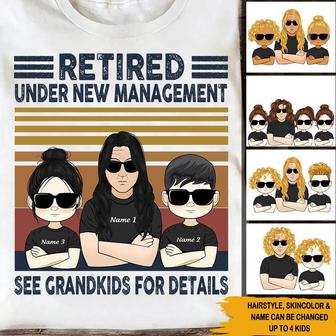 Grandma Custom T-Shirt - Personalized Gift for Grandmothers - Thegiftio UK