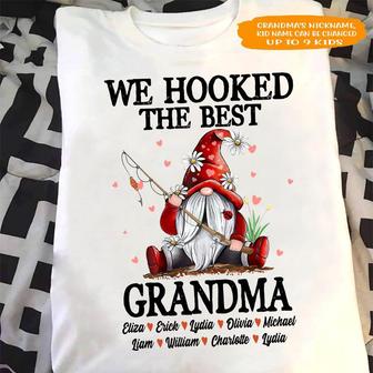 We Hooked The Best Grandma Custom T Shirt - Gift for Grandma - Thegiftio UK