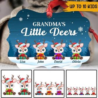 Grandma Grandpa Christmas Custom Ornament - Thegiftio UK
