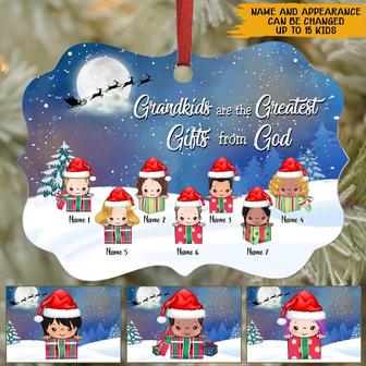 Grandkids Are The Greatest Gifts Custom Ornament - Gift - Thegiftio UK