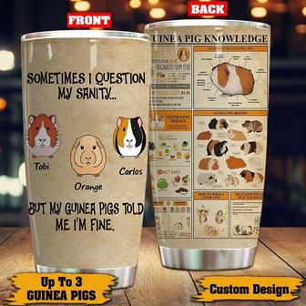 Sometimes I Question My Sanity Custom Tumbler - Thegiftio UK
