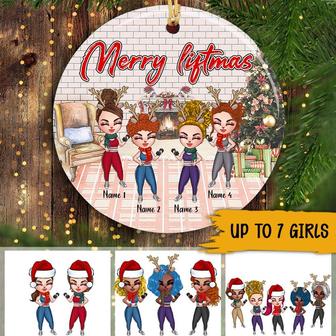 Merry Liftmas Personalized Ornament - Christmas Gift - Thegiftio UK