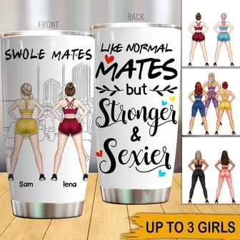 Gym Bestie Personalized Tumbler - Gift for Best Friends - Thegiftio UK
