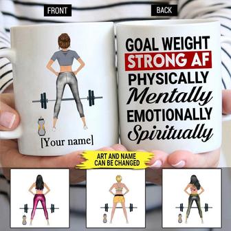 Gym Mug Personalized - Gift for Fitness Enthusiasts - Thegiftio UK