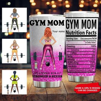 Gym Nutrition Facts Personalized Tumbler - Gift for Gym Mom - Thegiftio UK