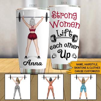 Lift Each Other Up Custom Tumbler - Gift for Gym Lovers - Thegiftio UK