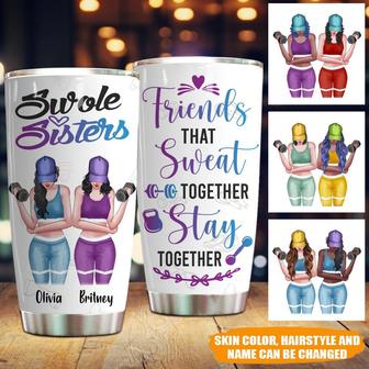 Swole Sisters Custom Tumbler - Gift for Gym Friends - Thegiftio UK