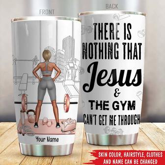 There Is Nothing Jesus And The Gym Custom Tumbler - Gift - Thegiftio UK