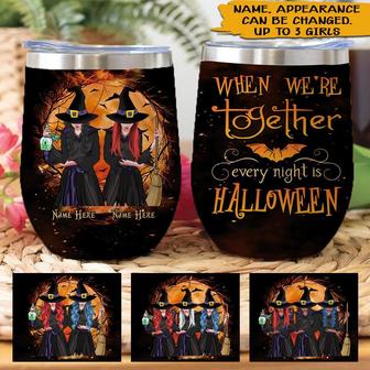 When We're Together Custom Wine Tumbler - Gift for Bestie - Thegiftio UK