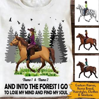 And Into The Forest I Go Personalized T Shirt - Thegiftio UK