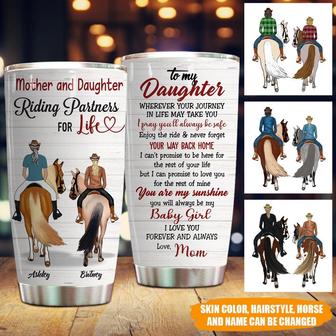 My Daughter Enjoy The Ride Custom Tumbler - Gift for Kids - Thegiftio UK